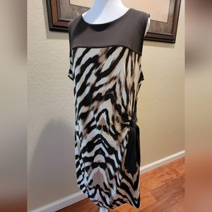 New York & Company Ruched Dress - Size XL